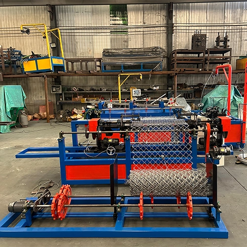Fully Automatic Double Wire Chain Link Making Machine